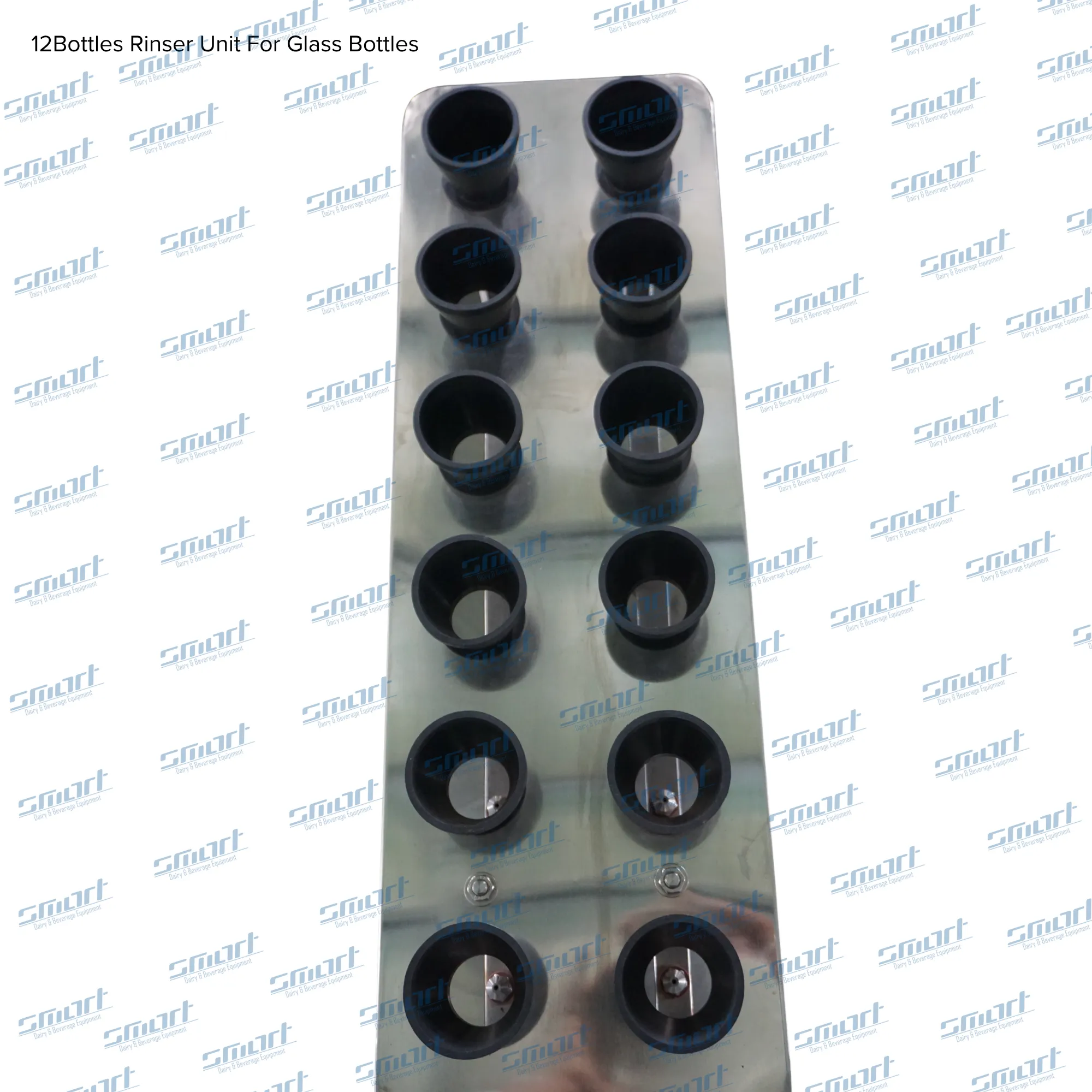 12 Bottles Rinser Unit For Glass Bottles
