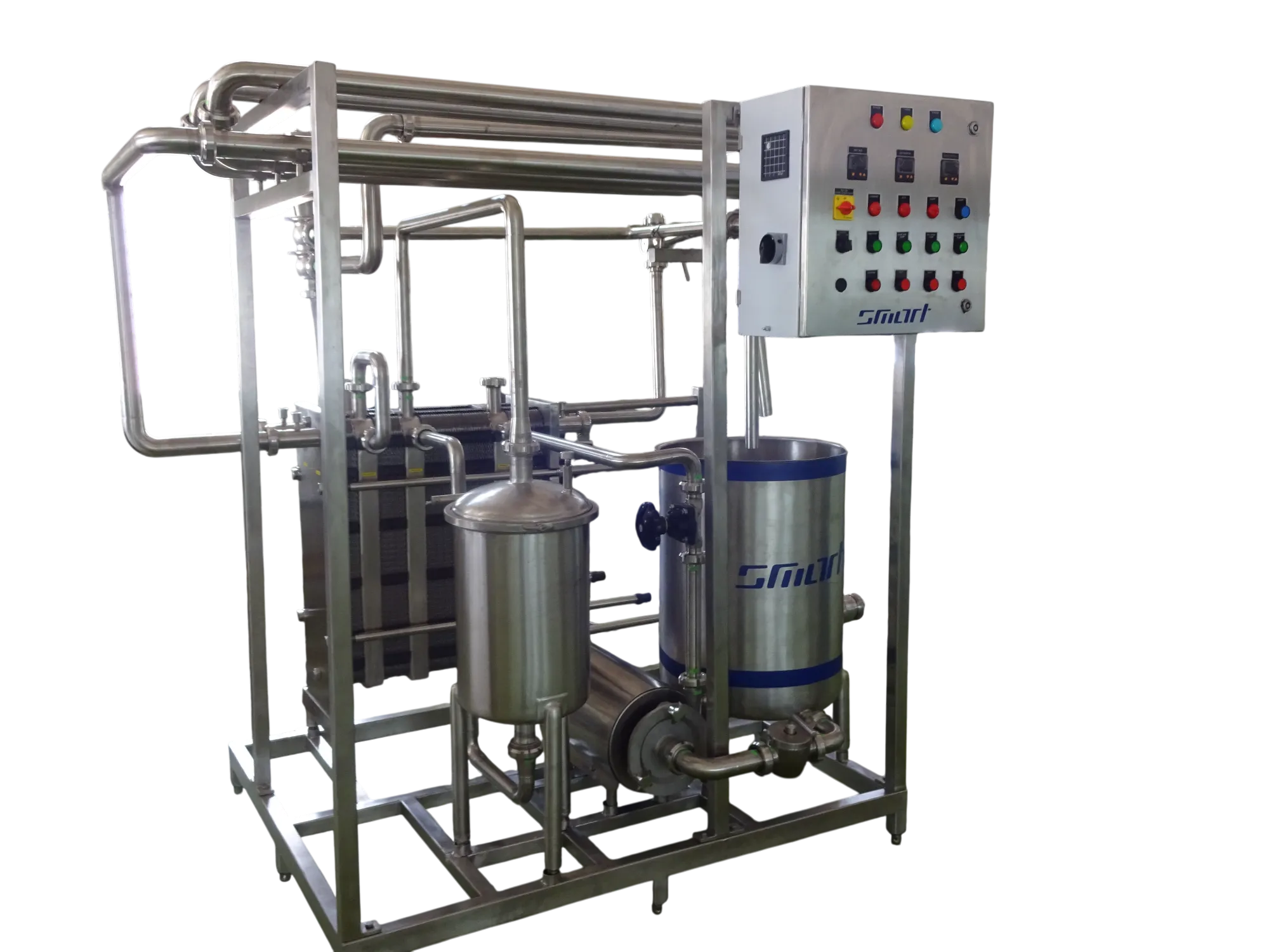 SMART SEMP-100 Skid Mounted Milk Pasteurizer 100LP