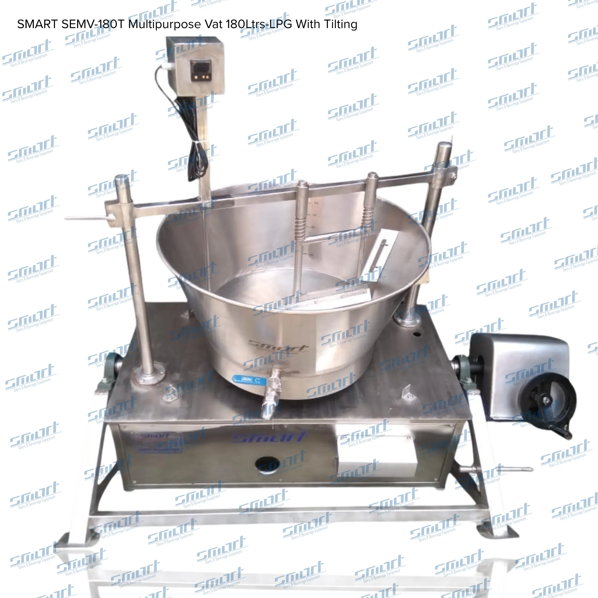 SMART SEMV-180T Multipurpose Vat 180Ltrs-LPG With Tilting